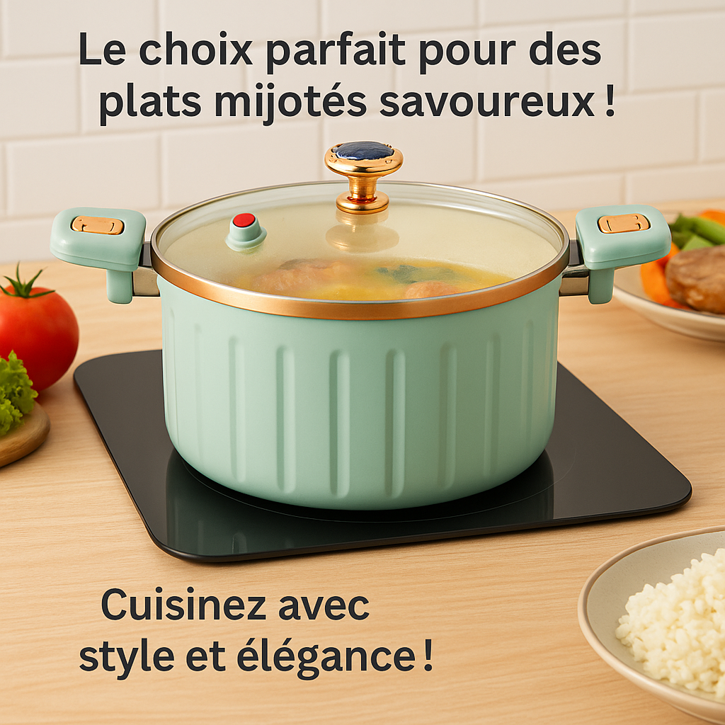 đ Cocotte AntiadhĂ©sive â ĂlĂ©gance et PraticitĂ© â Le Cadeau IdĂ©al pour les PassionnĂ©s de Cuisine !