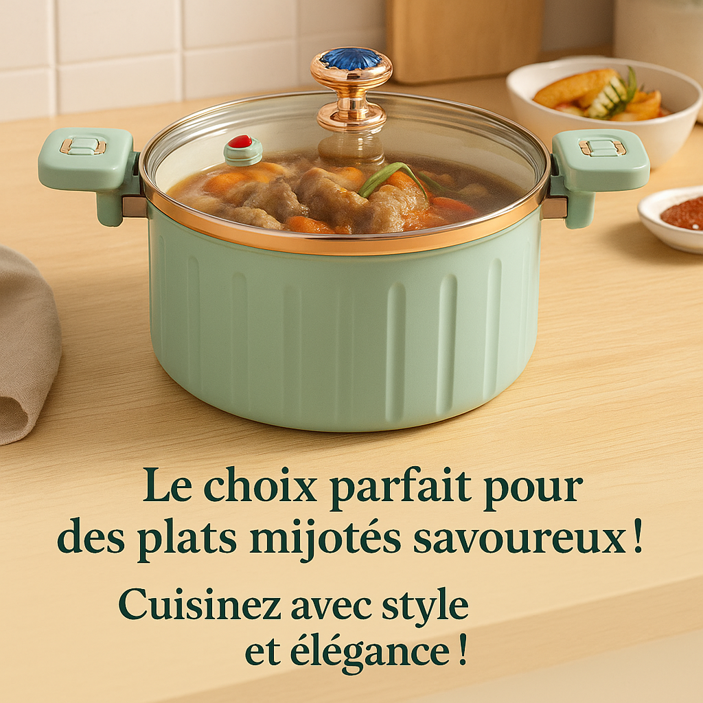 đ Cocotte AntiadhĂ©sive â ĂlĂ©gance et PraticitĂ© â Le Cadeau IdĂ©al pour les PassionnĂ©s de Cuisine !