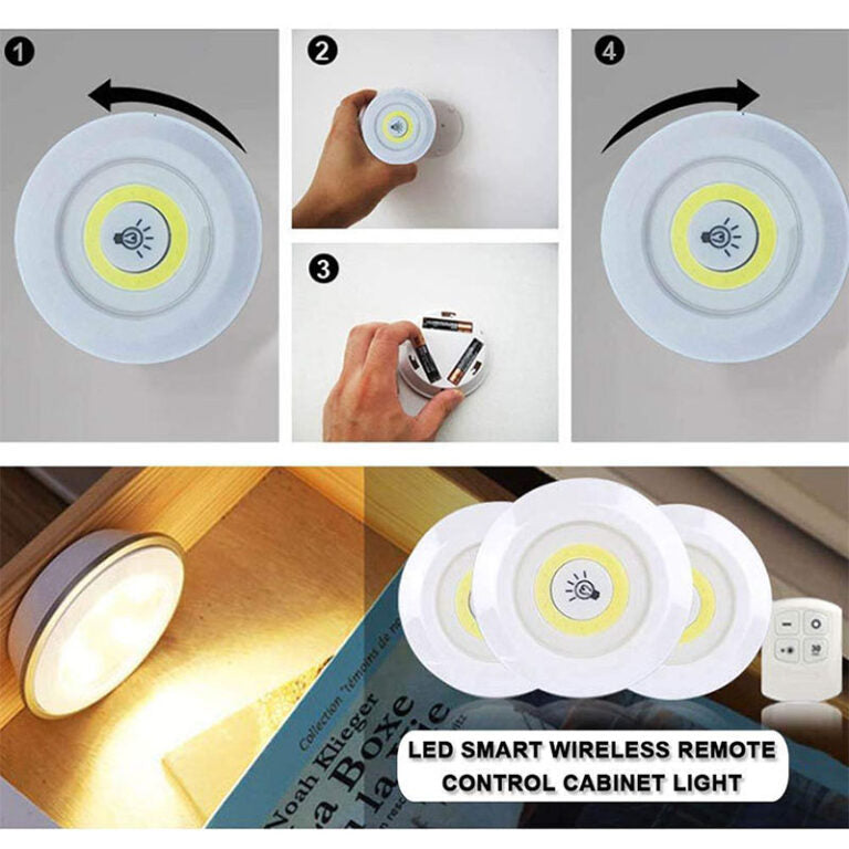 Lot de 3 lumiere LED avec commande