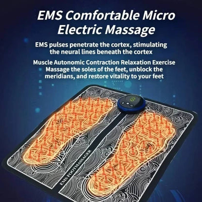 Tapis de Massage des Pieds à Semelle Pulsée EMS - ZenSole Bliss