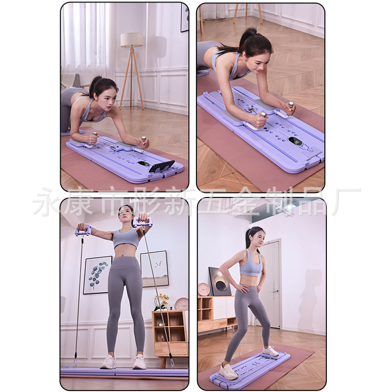 Planche Fitness 8-en-1 Adking – Entraînement Abdominal & Core Complet (Pliable)